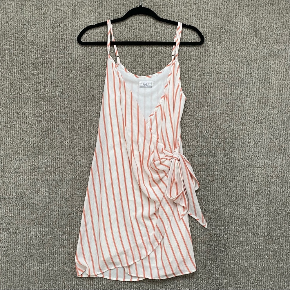 Sage the label wrap Dress